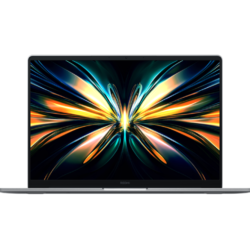 Portatile Xiaomi Redmibook 14 (2026), vista frontale schermo 14 pollici, telaio alluminio argento