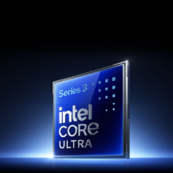 Logo del chip Intel Core Ultra Series 3 in evidenza nel portatile Xiaomi Redmibook 14 Pro 2026
