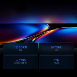 Pannello IA del Xiaomi Redmibook 14 Pro 2026: fino a 180 TOPS combinati CPU, GPU e NPU