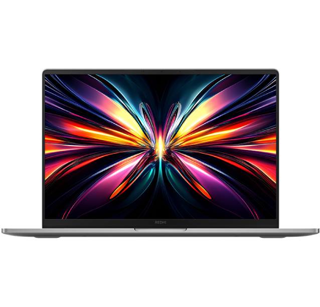 Portatile Xiaomi Redmibook 16 (2026), vista frontale schermo 16 pollici, telaio argento