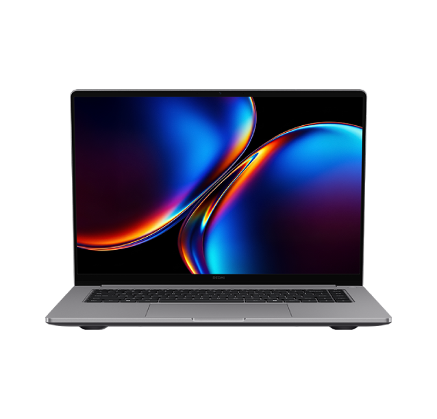 Portatile Xiaomi Redmibook 16 Pro 2026, vista frontale schermo 16 pollici 3,2K 165Hz finitura grigio